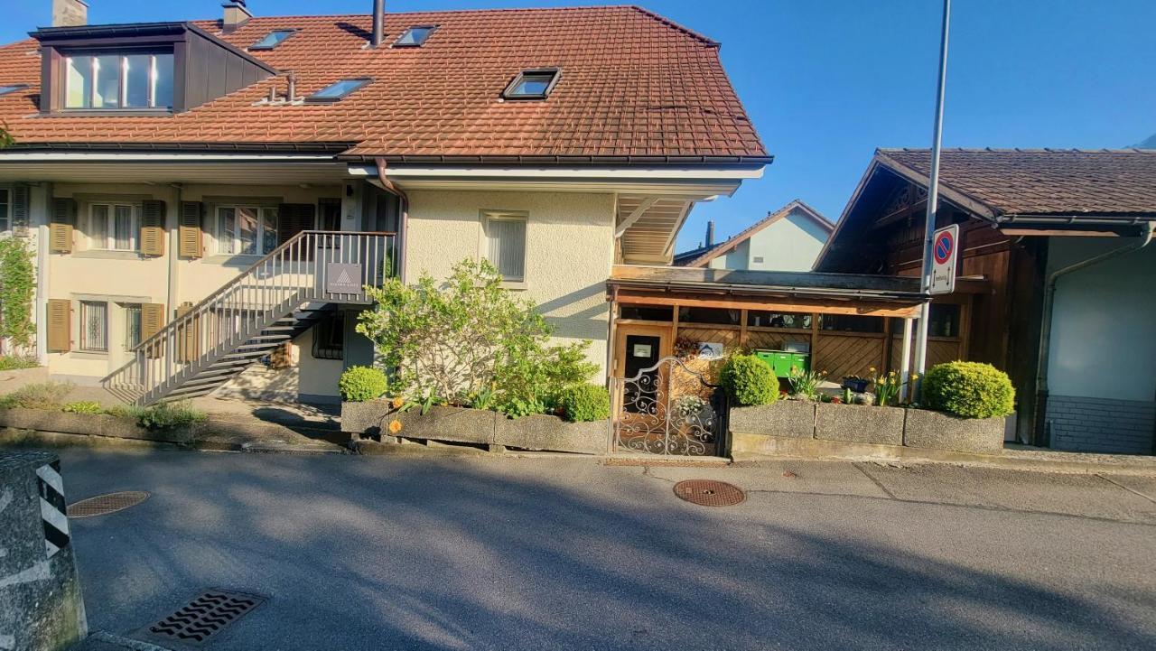 Ferienwohnung Niesen Loft Spiez Exterior foto