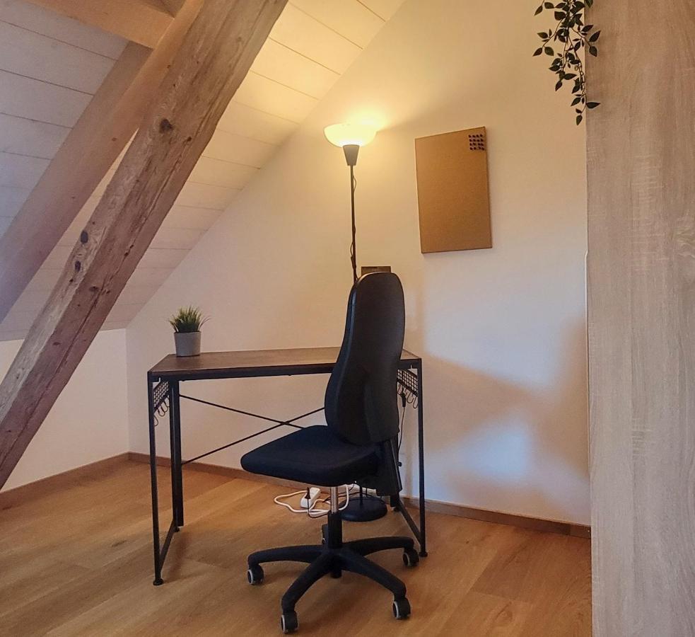 Ferienwohnung Niesen Loft Spiez Exterior foto