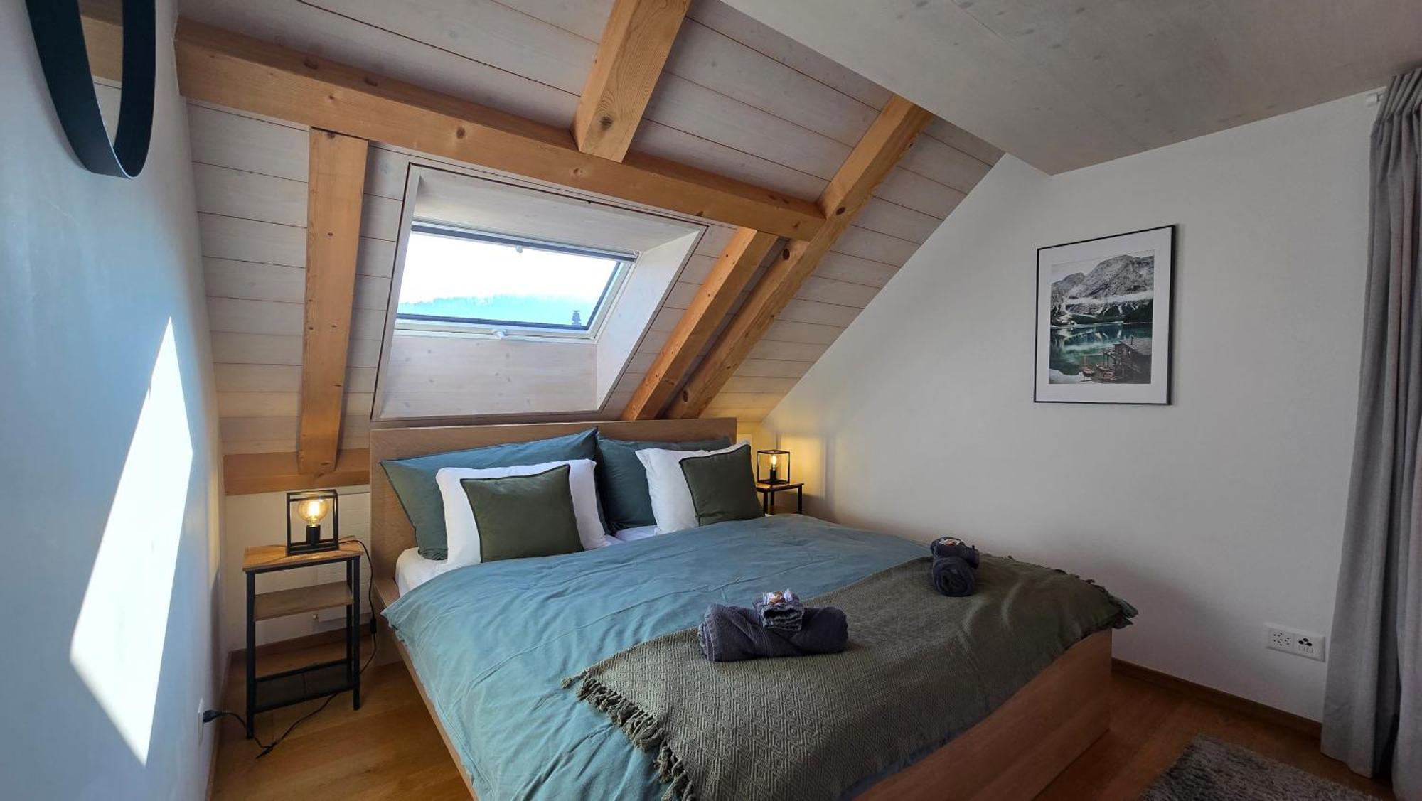 Ferienwohnung Niesen Loft Spiez Exterior foto